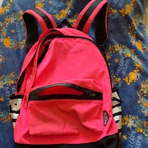 Pink backpack